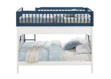 Farah Navy Blue & White Finish Bunk Bed