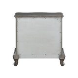 Ausonia Antique Platinum Finish Nightstand