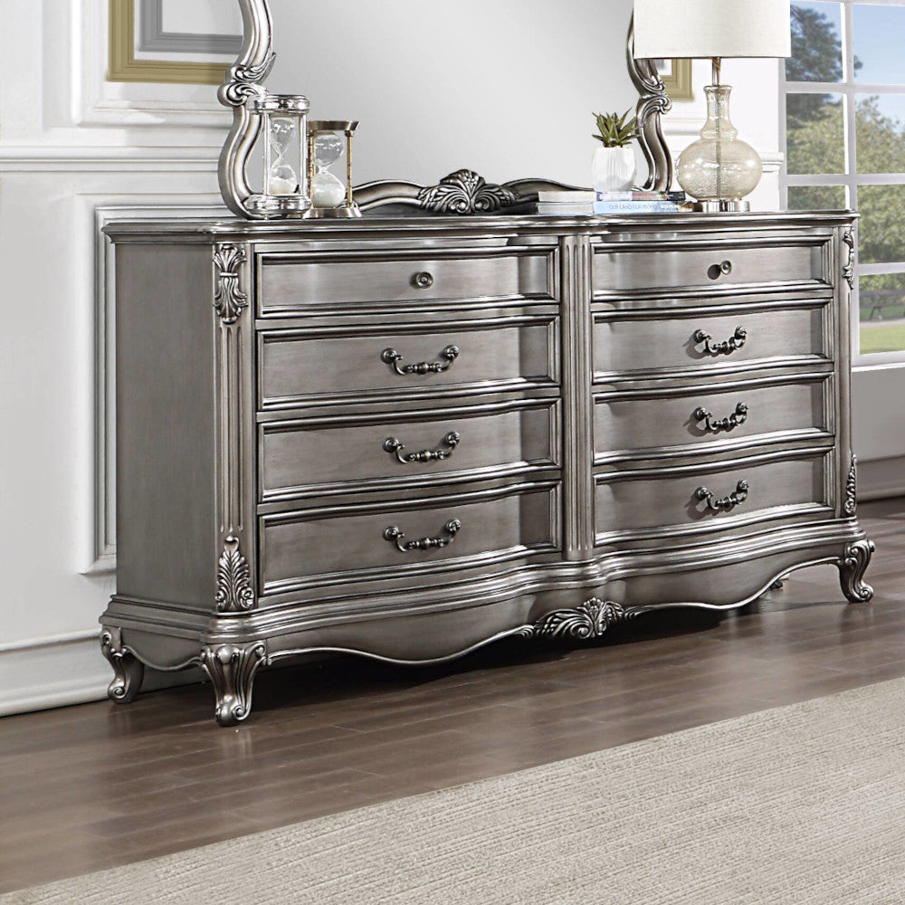 Ausonia Antique Platinum Finish Dresser