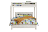 Celerina Weathered White Finish Queen Bed