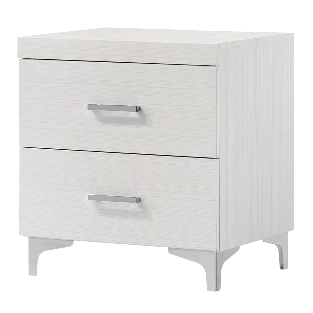 Casilda White Finish Nightstand