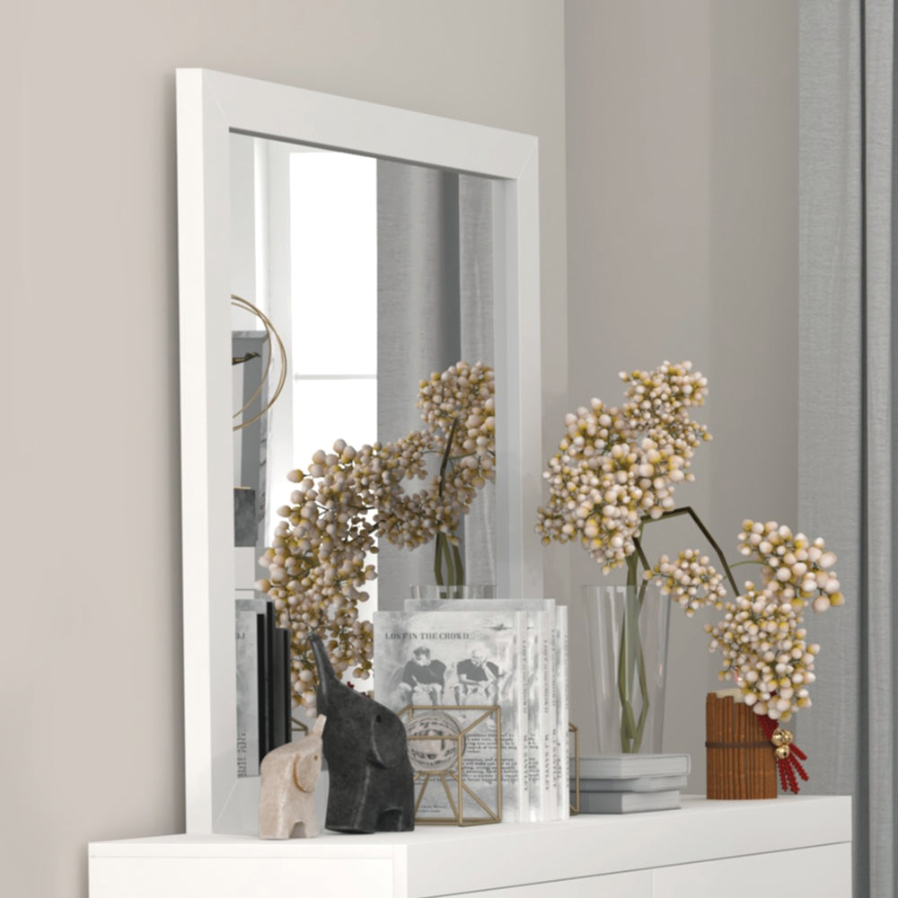 Casilda White Finish Mirror