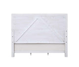 Katia Light Gray Linen, Rustic Gray & Weathered White Finish Eastern King Bed