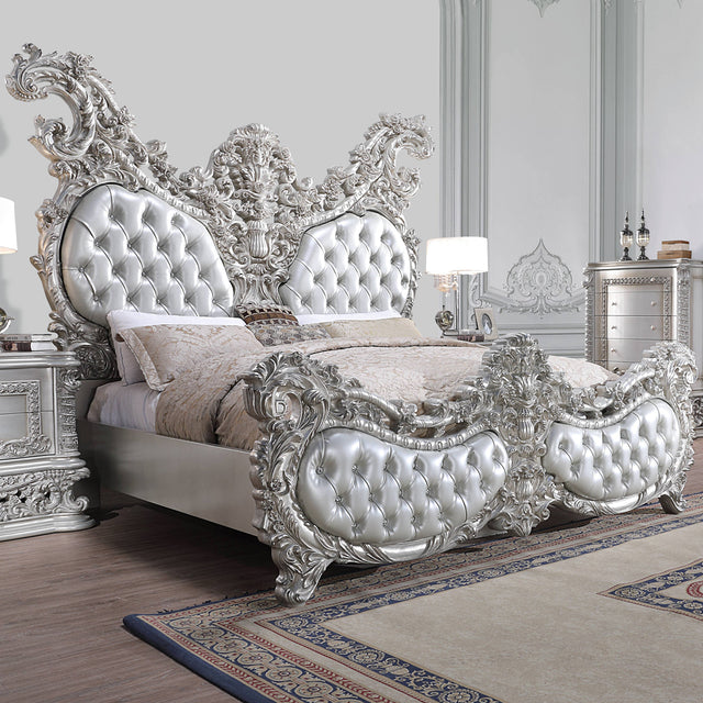 Acme Louis Philippe Full Bed in Platinum