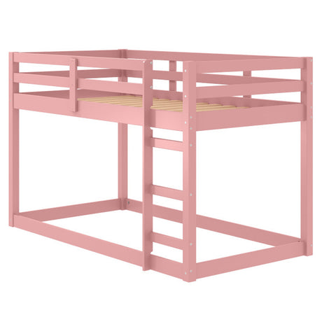 Gaston Pink Finish Ii Twin Loft Bed