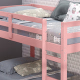 Gaston Pink Finish Ii Twin Loft Bed