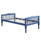 Homestead Dark Blue Finish Twin/Twin Bunk Bed