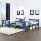 Homestead Dark Blue Finish Twin/Twin Bunk Bed