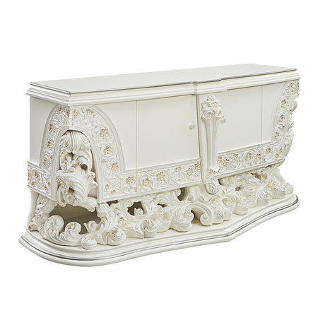 Adara Antique White Finish Dresser