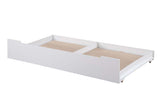 Loreen Oak & White Finish Trundle