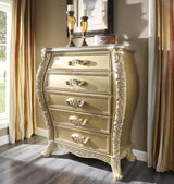 Cabriole Gold Finish Chest