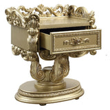 Bernadette Gold Finish Nightstand