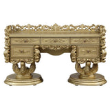 Bernadette Gold Finish Vanity Desk