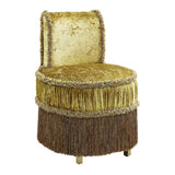 Bernadette Gold Finish Vanity Stool