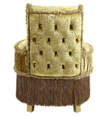 Bernadette Gold Finish Vanity Stool