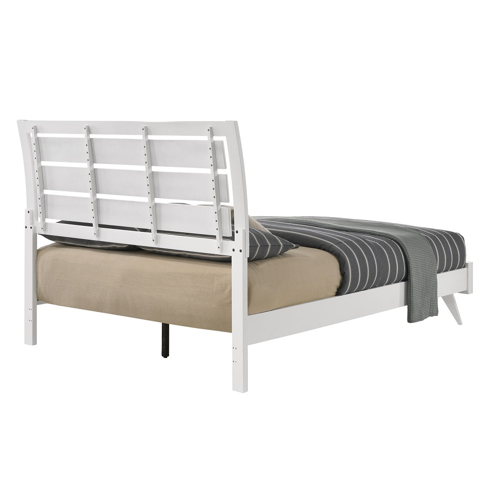 Cerys White Finish Queen Bed