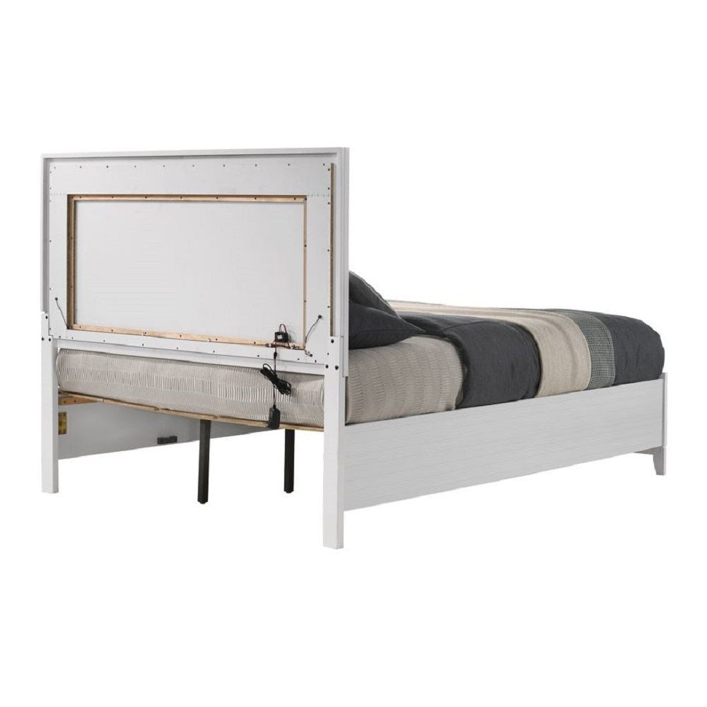 Haiden White Finish Full Bed