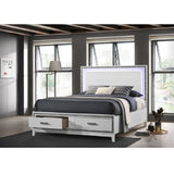 Haiden White Finish Full Bed