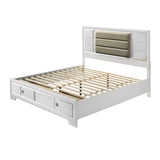 Elain EK Bed W/Led & Storage