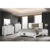 Elain EK Bed W/Led & Storage