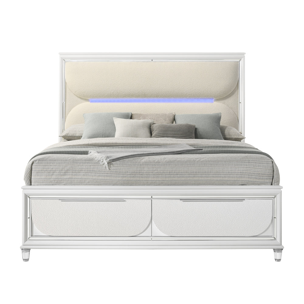 Tarian EK Bed W/Led & Storage