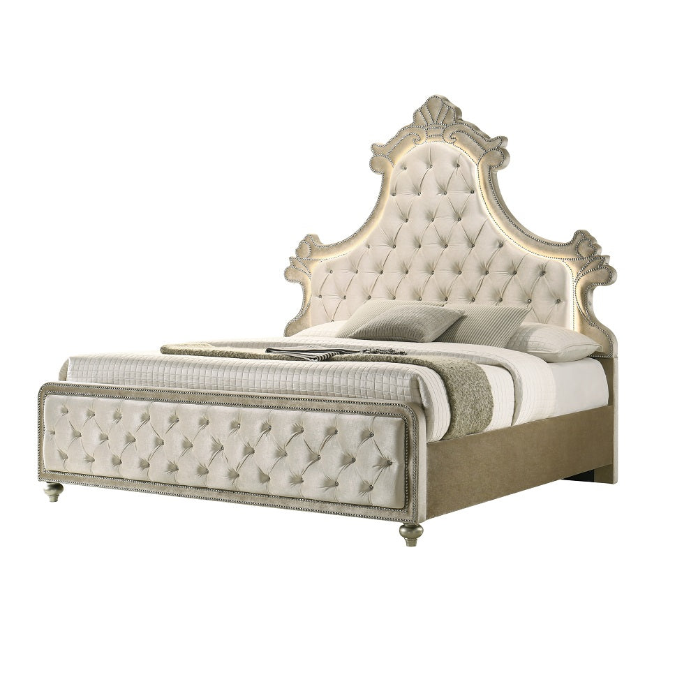 Lucienne EK Bed W/Led