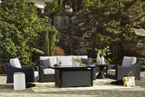 Beachcroft Outdoor Living Room Set In Light Grey