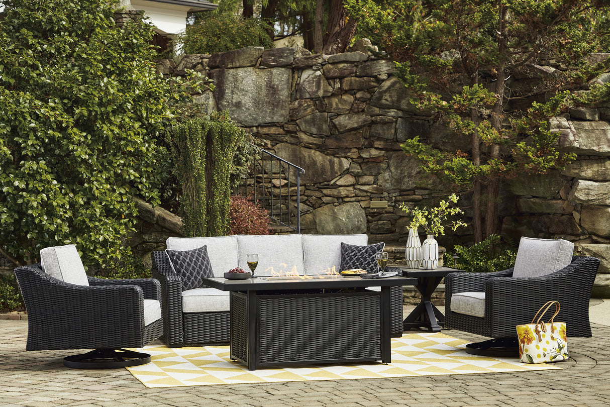 Beachcroft Outdoor Living Room Set In Light Grey