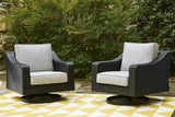 Beachcroft Outdoor Living Room Set In Light Grey