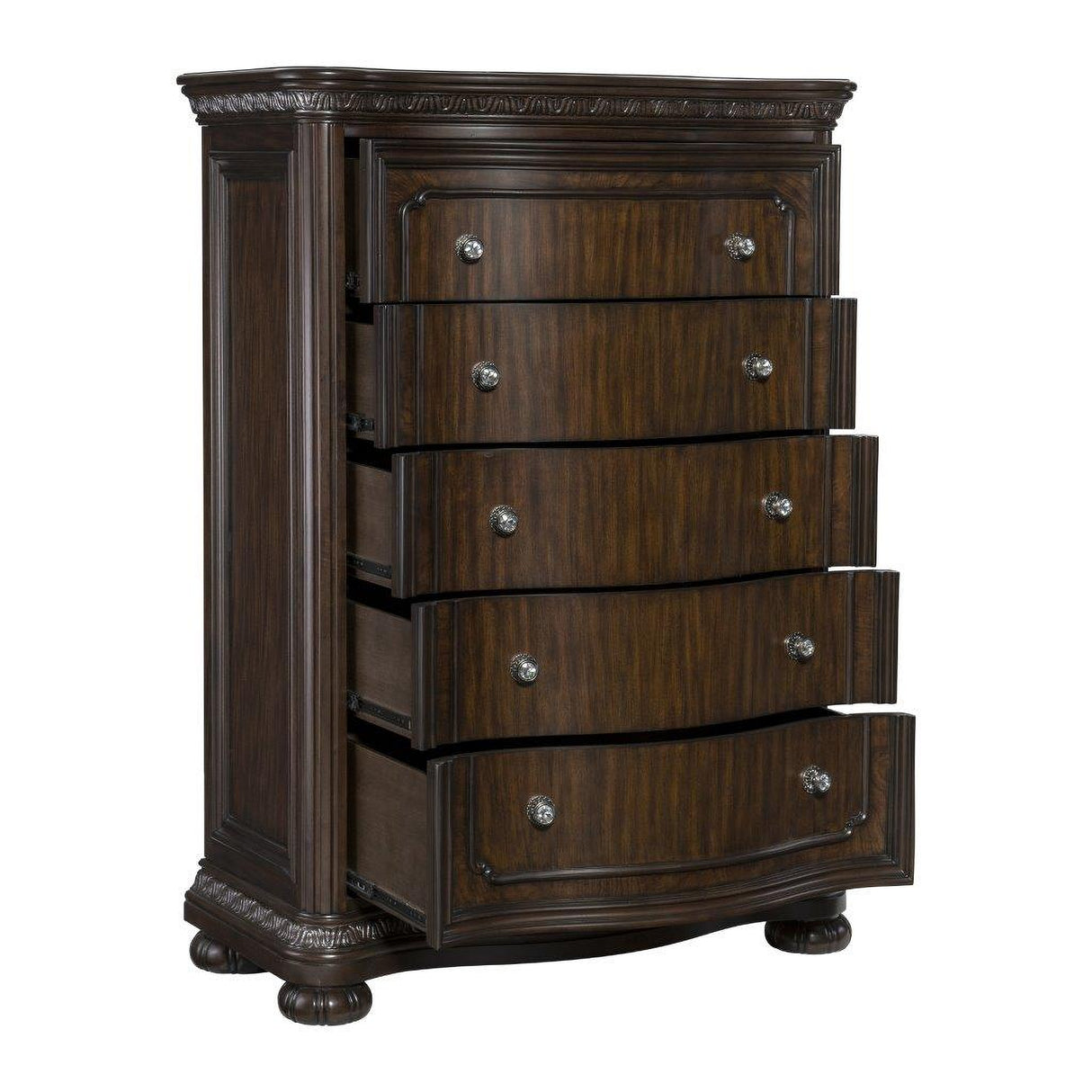 Beddington Dark Cherry Panel Bedroom Set