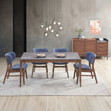 Bevis Dining Room Set In Walnut