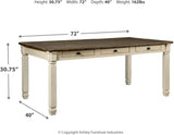 Bolanburg Rectangular Dining Room Set