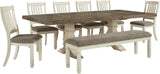 Bolanburg Two Tone Extendable Dining Room Set