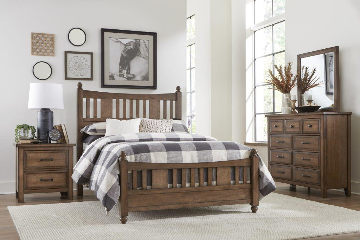 Brevard Light Brown Poster Bedroom Set