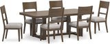 Cabalynn Light Brown Extendable Dining Room Set