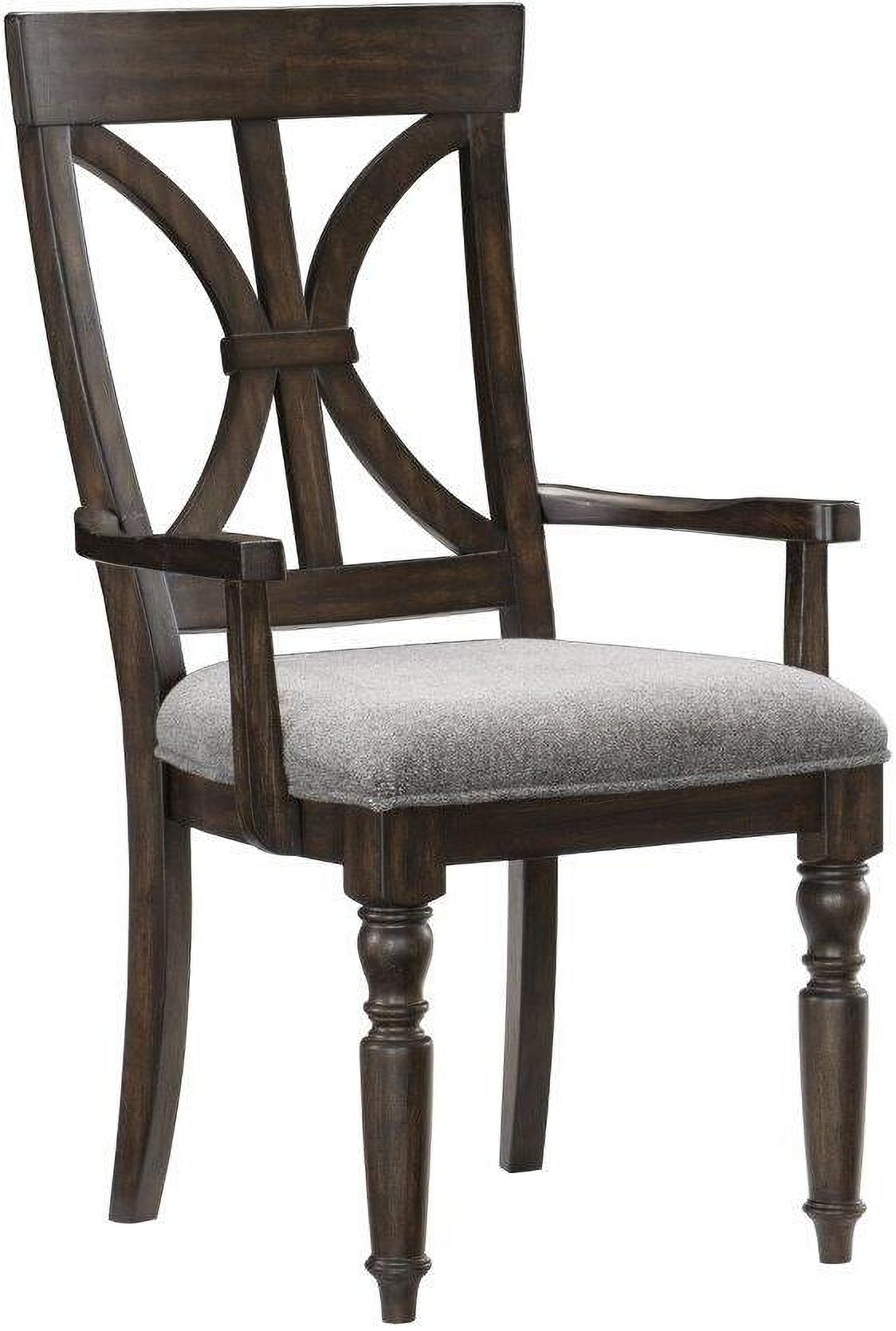 Cardano Driftwood Charcoal Round Dining Room Set