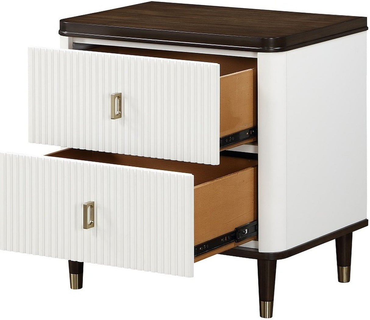 Carena Bedroom Sets In White and Brown