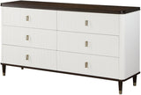 Carena Bedroom Sets In White and Brown