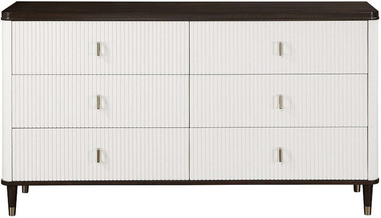 Carena Bedroom Sets In White and Brown