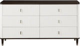 Carena Bedroom Sets In White and Brown