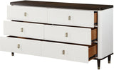 Carena Bedroom Sets In White and Brown