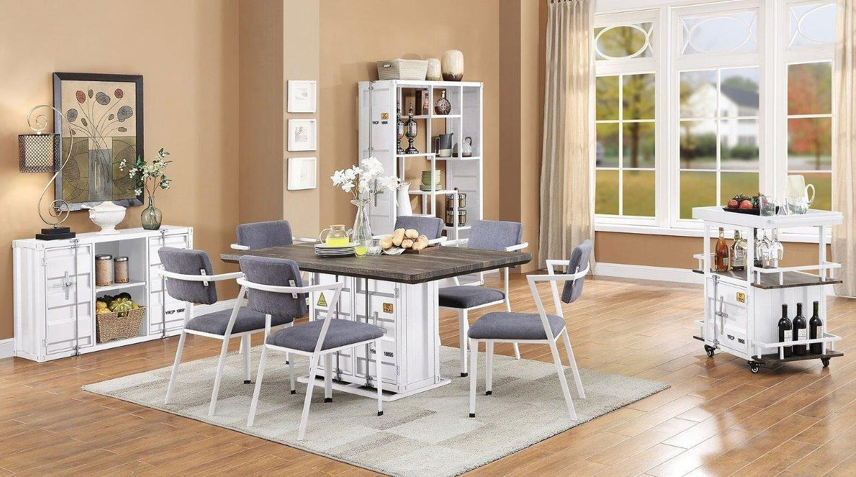 Cargo Dining Room Set (White)