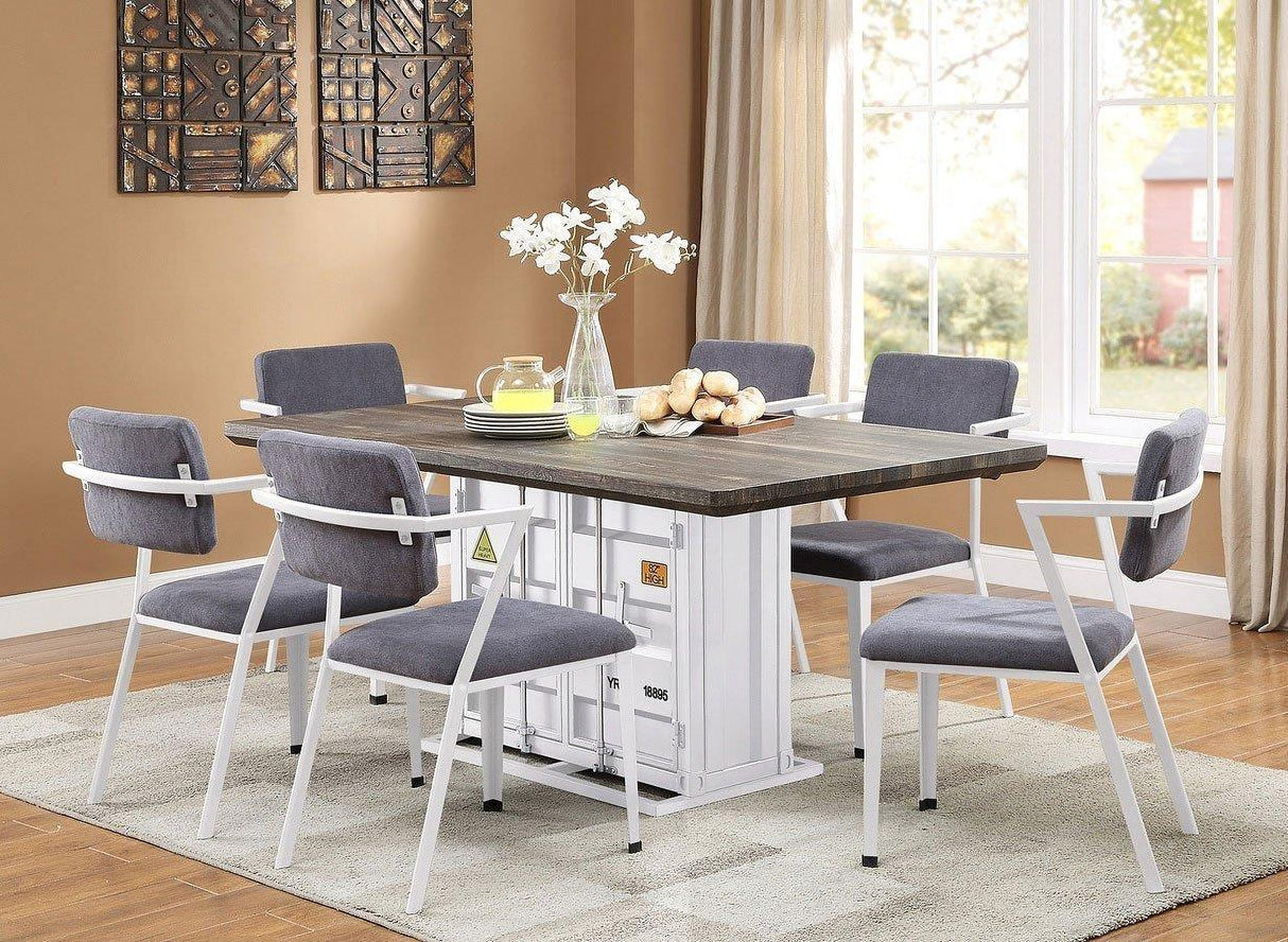 Cargo Dining Room Set (White)