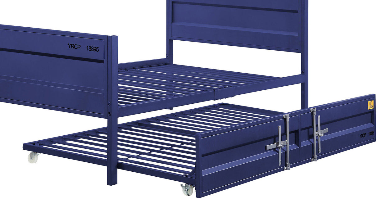 Cargo Youth Panel Bedroom Set In Blue