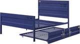 Cargo Youth Panel Bedroom Set In Blue