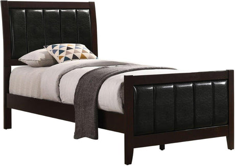 Carlton Cappuccino Youth Panel Bedroom Set