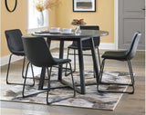 Centiar Gray and Black Dining Room Set