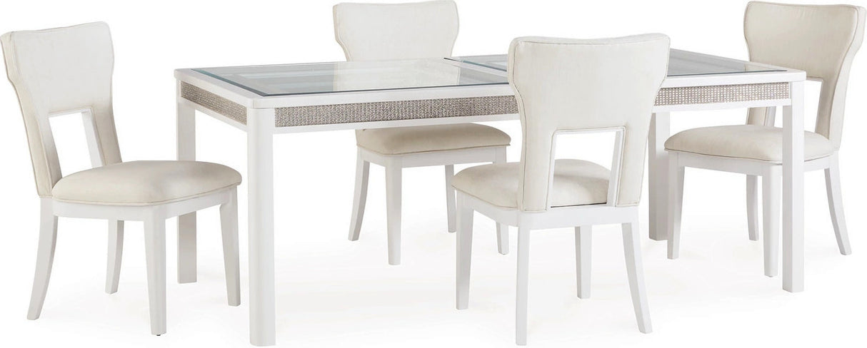 Chalanna Dining Room Set In White