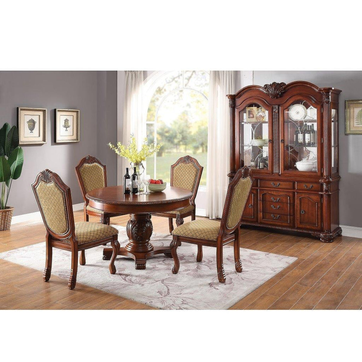 Chateau De Ville Dining Room Set In Cherry