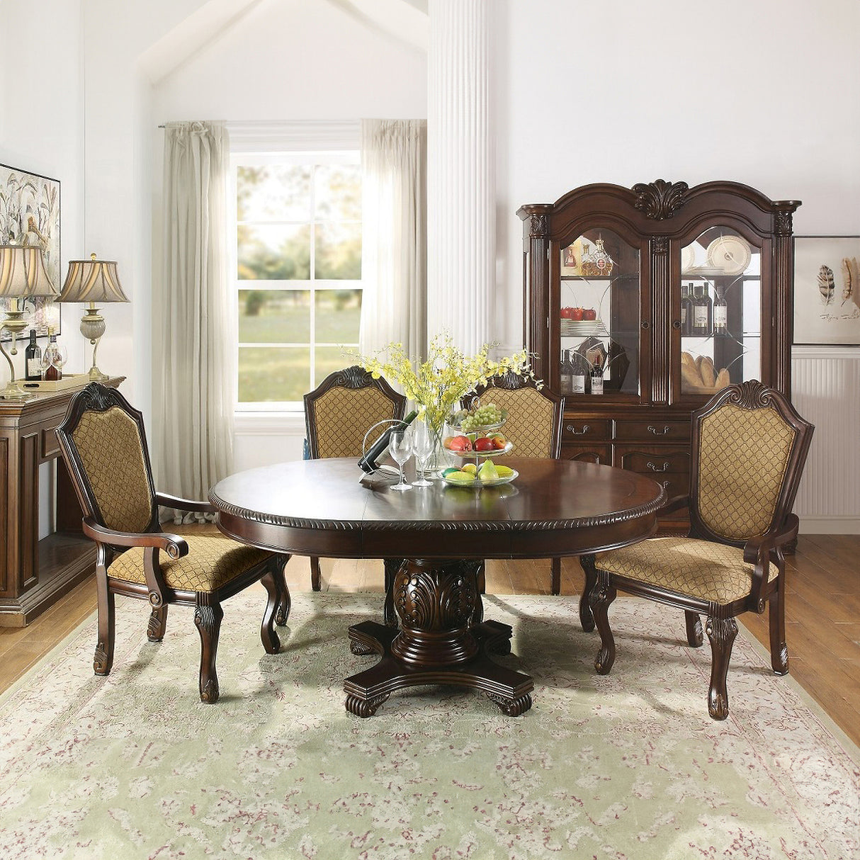 Chateau De Ville Dining Room Set In Espresso